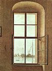 Caspar David Friedrich Famous Paintings - View from the Painter's Studio